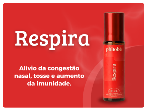 Respira — alívio da congestão nasal, tosse e aumento da imunidade