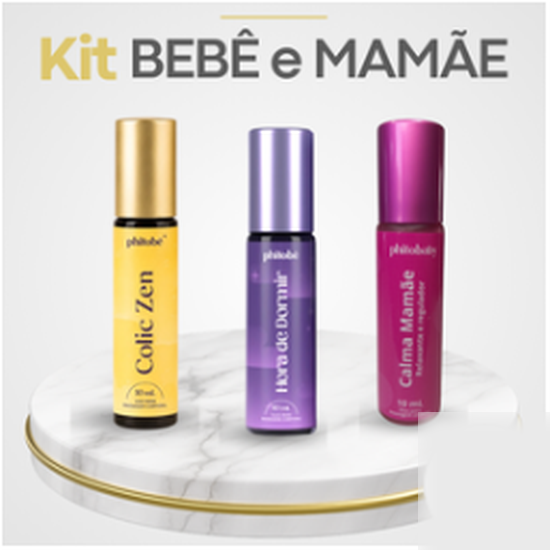 Kit Bebê e Mamãe | Hora de Dormir - Colic Zen - Calma Mamãe